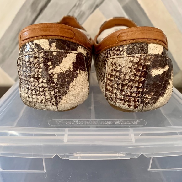 KATE SPADE Snake Leather Moccasin Loafer 8.5 - Picture 4 of 7